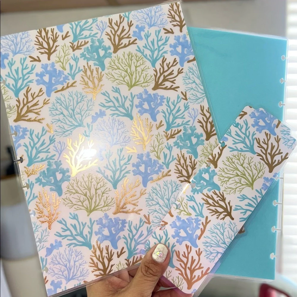 Mermaid happy planner classic size cover set, 2 dashboards